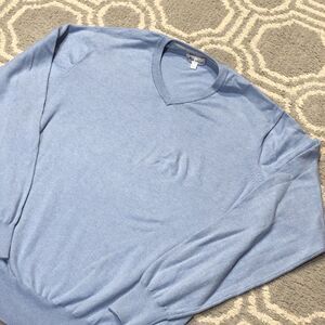 Peter Millar Crown Soft Sweater Mens Medium V-Neck Pima Cotton Silk Cashmere